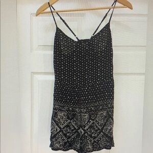 Elegant Black and White Women's Dress